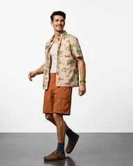 Estival Button Up Shirt - Print - Men's